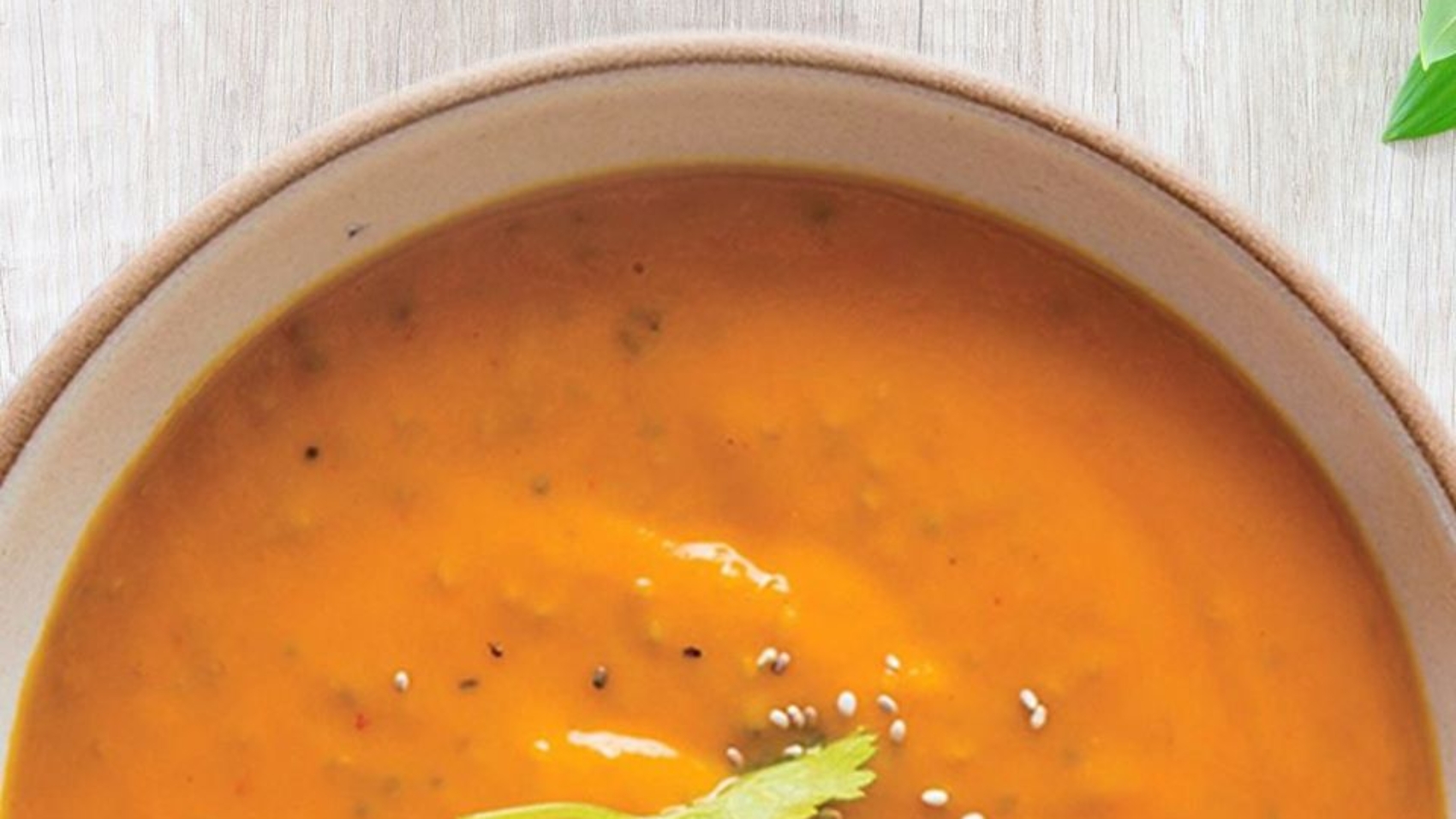 CARROT & GINGER SOUP