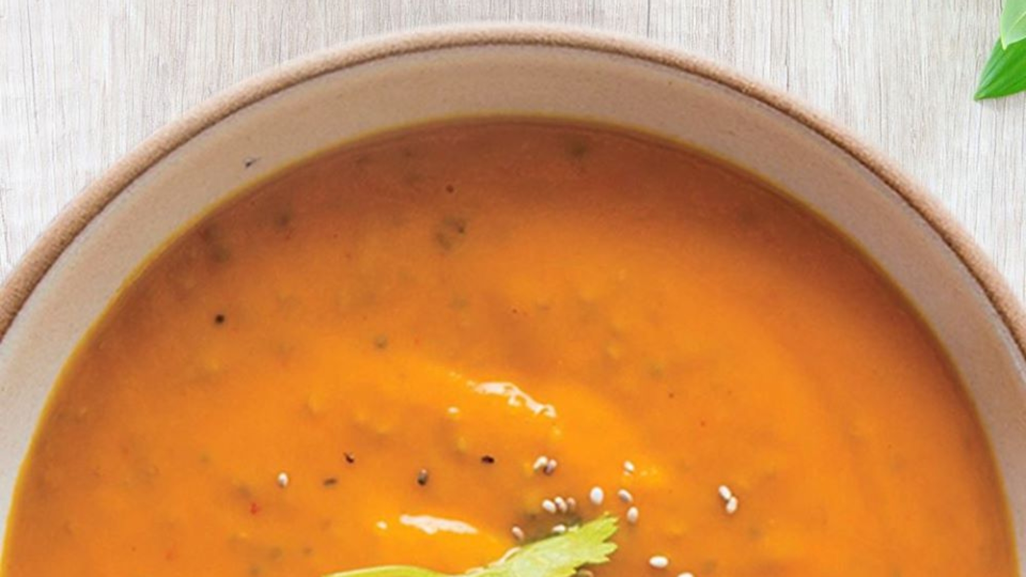 CARROT & GINGER SOUP