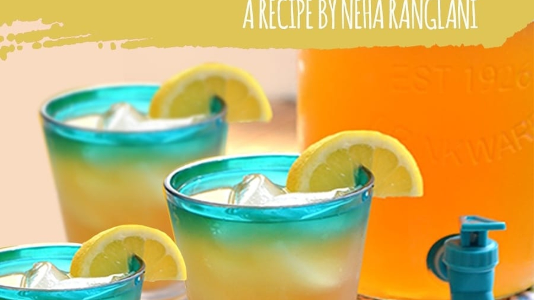 ICED GREEN TEA WITH COCONUT WATER