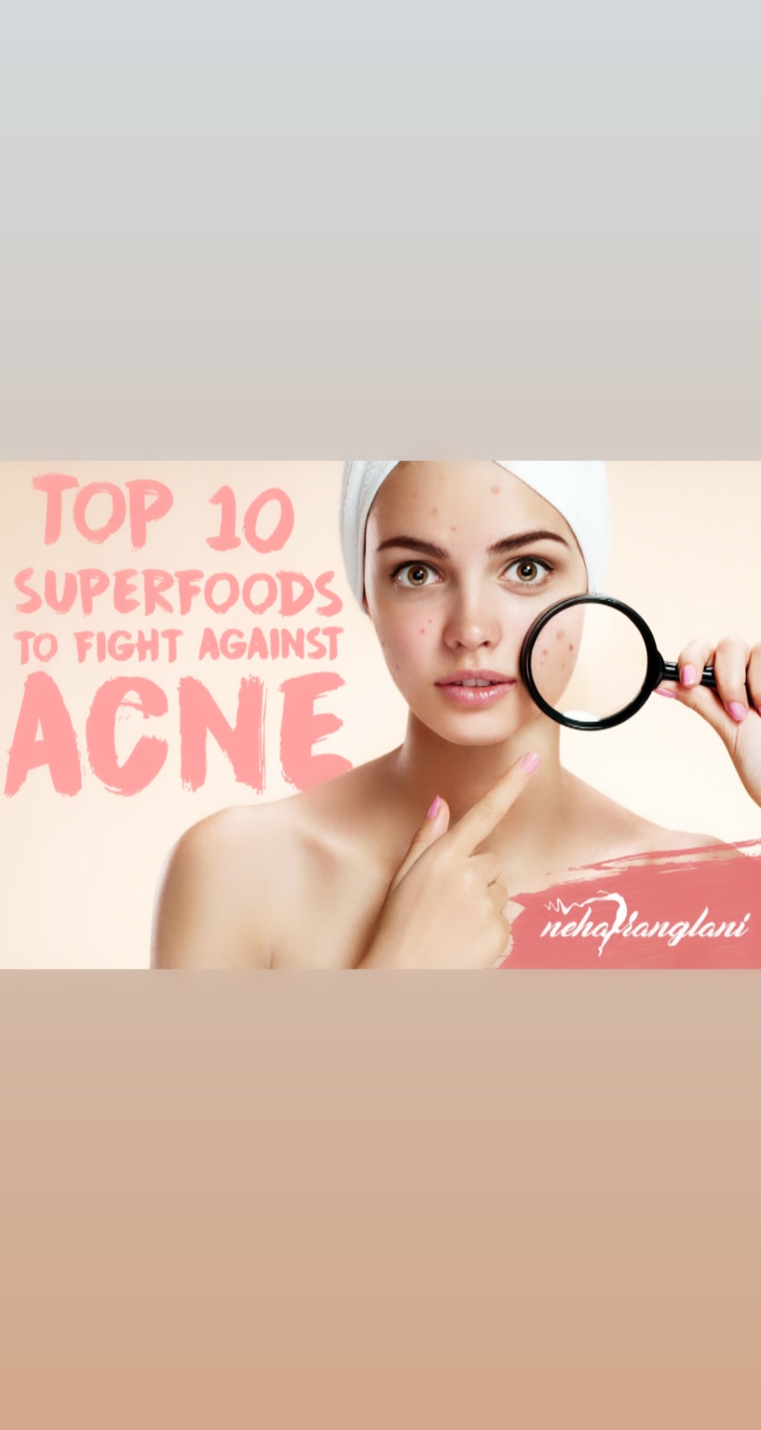 SUPER FOODS TO FIGHT ACNE