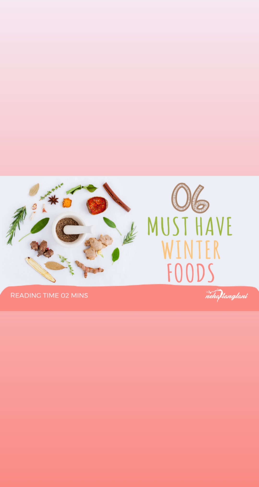  TOP 6 WINTER FOODS