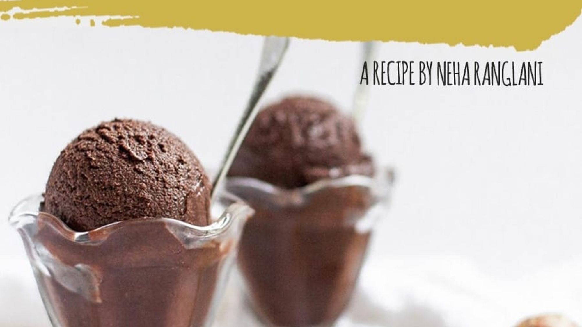 VEGAN CHOCOLATE AVOCADO ICE CREAM