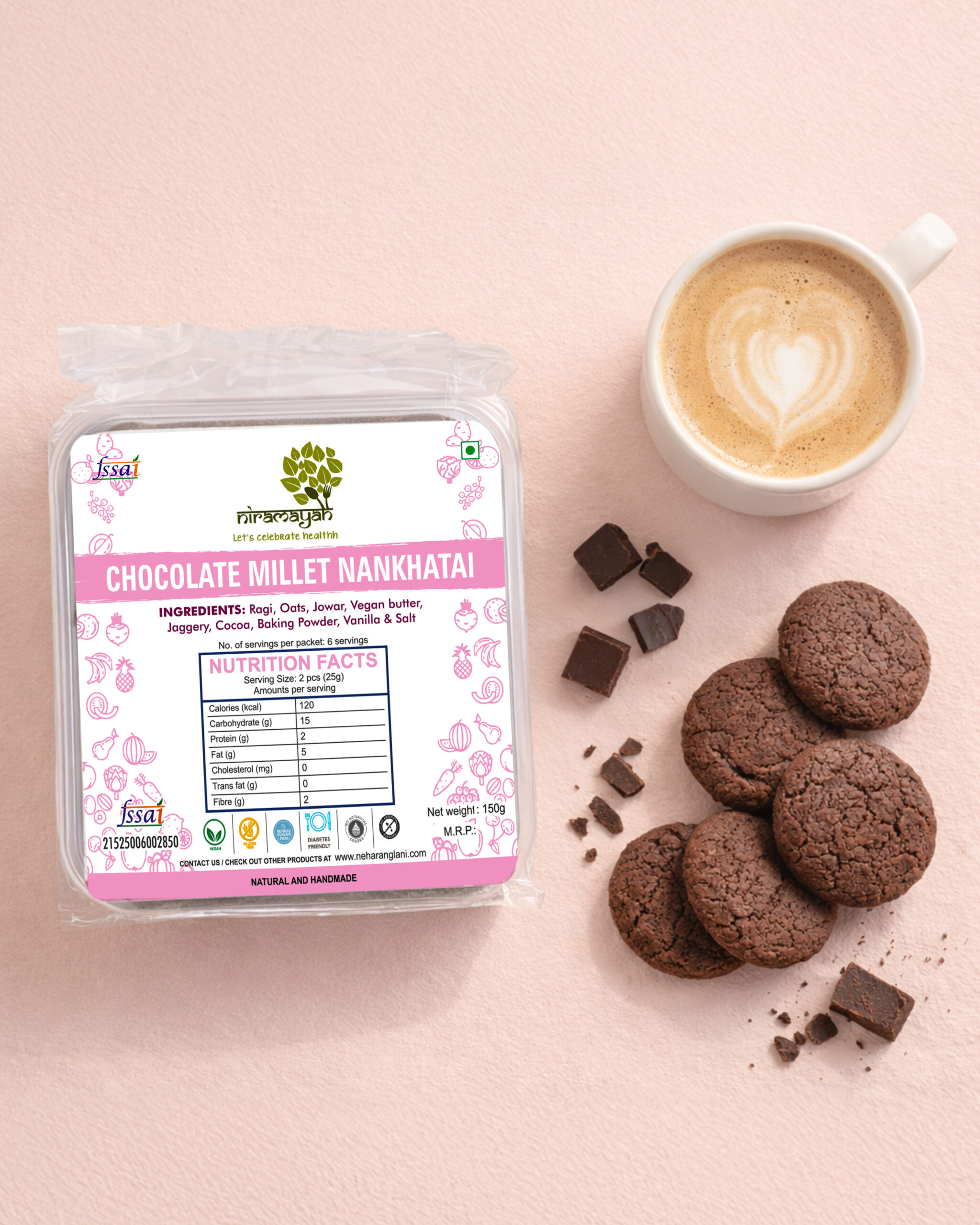 Chocolate Millet Nankhatais
