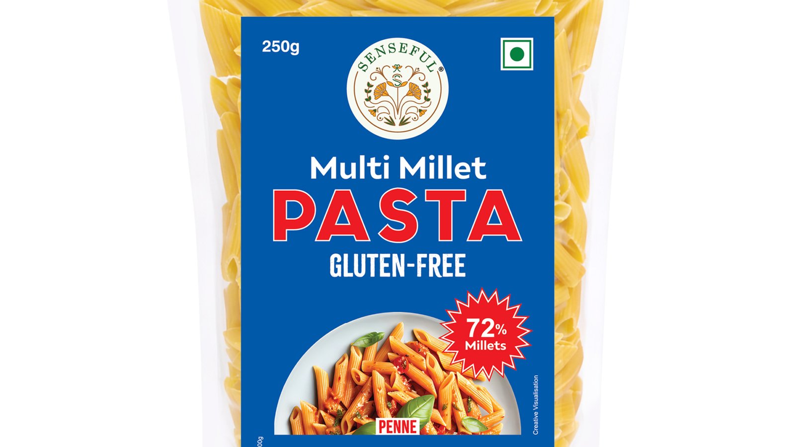 SENSEFUL Multi Millet Penne Pasta - Front View