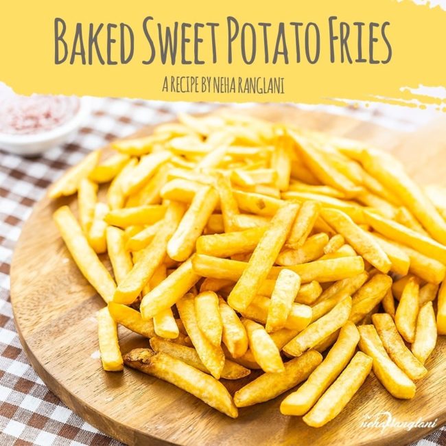 BAKED SWEET POTATO FRIES