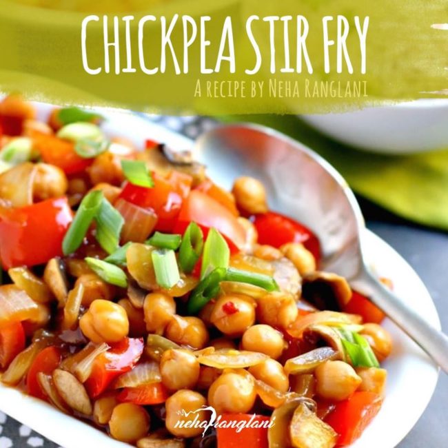 CHICKPEA STIR FRY