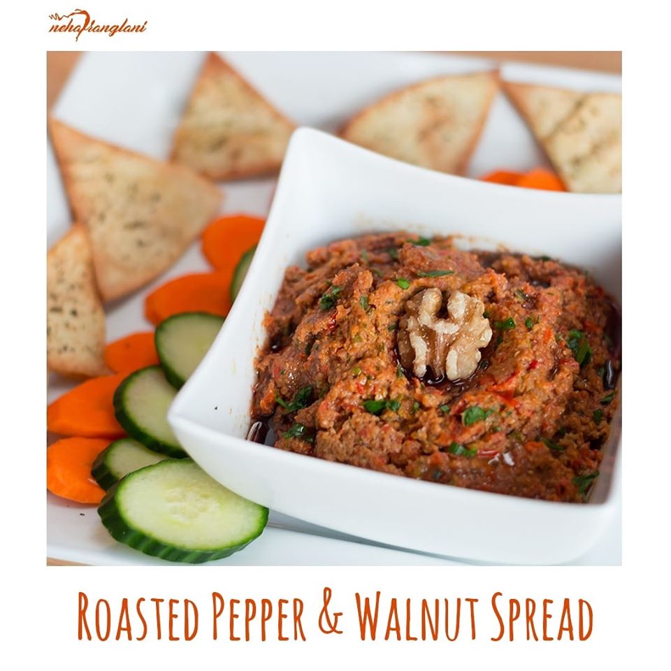 ROASTED PEPPER & WALNUT SPREAD