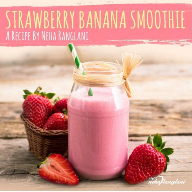 STRAWBERRY BANANA SMOOTHIE