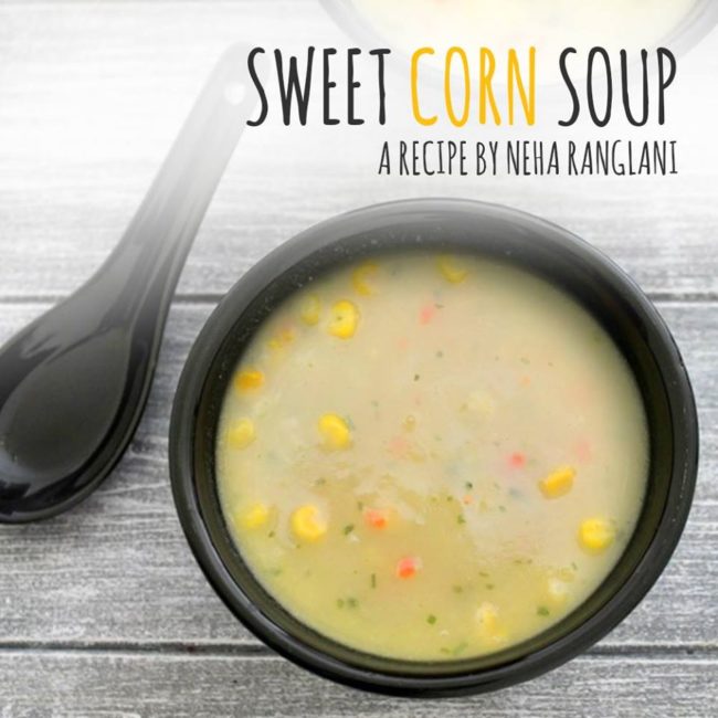 SWEET CORN SOUP