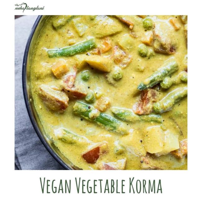 VEGAN VEGETABLE KORMA