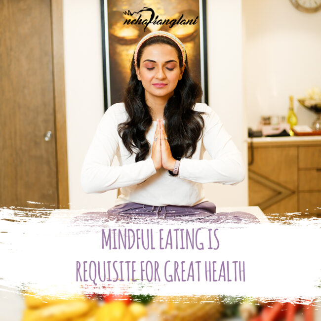 Mindful eating…….